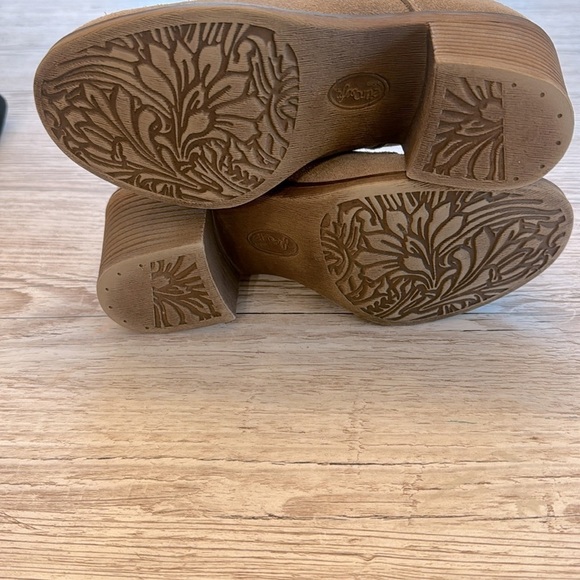 EuroSoft Womens Jules Oxfords Shoes with Block Heel Stone Taupe Suede Sz 6 - Picture 7 of 8